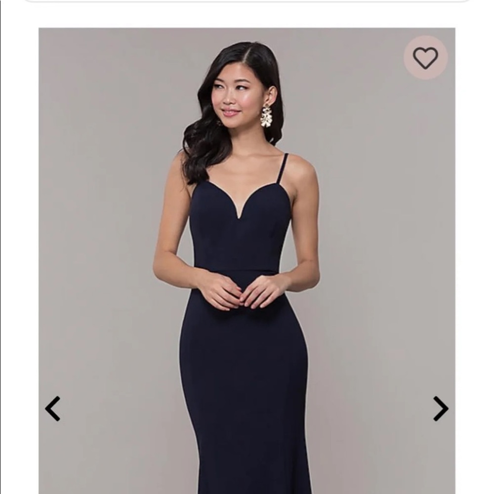 Navy blue gown from Simply Dresses